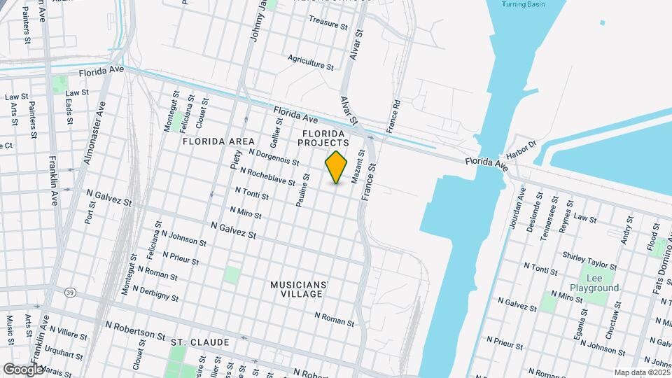 2402 Bartholomew St Map and Location Details