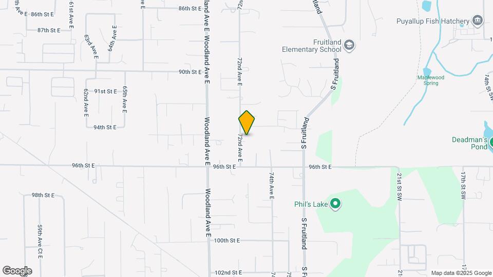 9405 72nd Ave E Map and Location Details