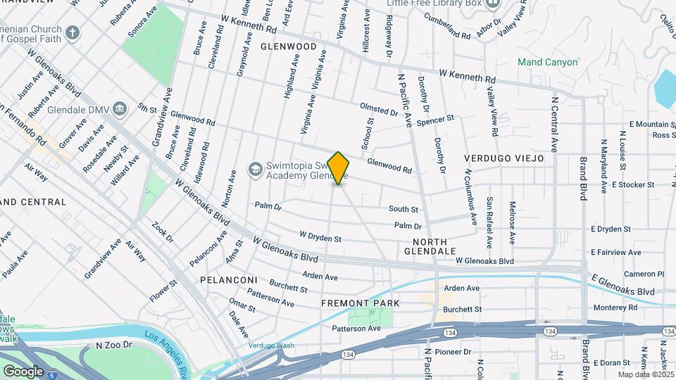 1203 N Kenilworth Ave Map and Location Details