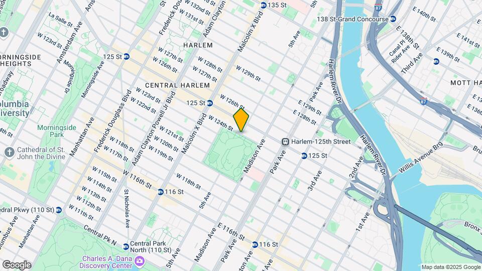 W. W 124th St Map and Location Details