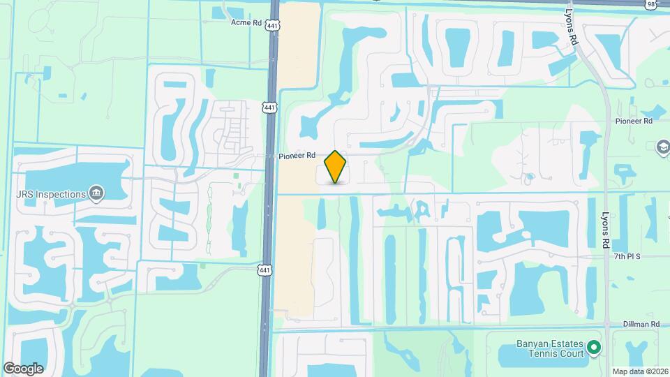 640 Pioneer Way Map and Location Details