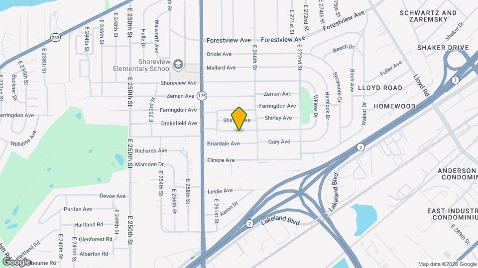 26450 Drakefield Ave Map and Location Details
