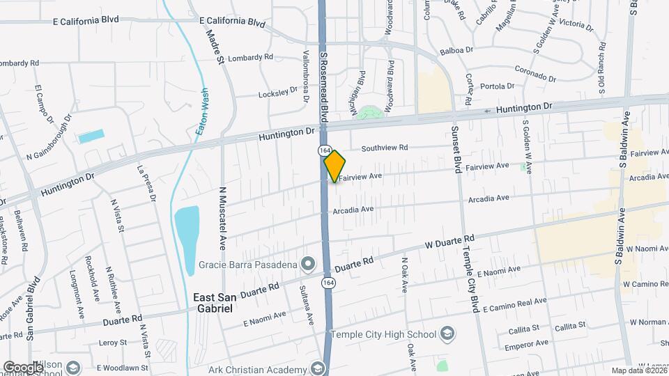 9012 E Fairview Ave Map and Location Details