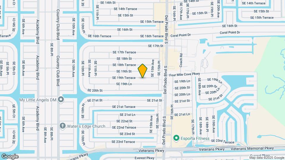 1430 SE 19th Terrace Map and Location Details