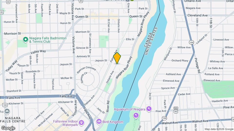 4372 Seneca St Map and Location Details