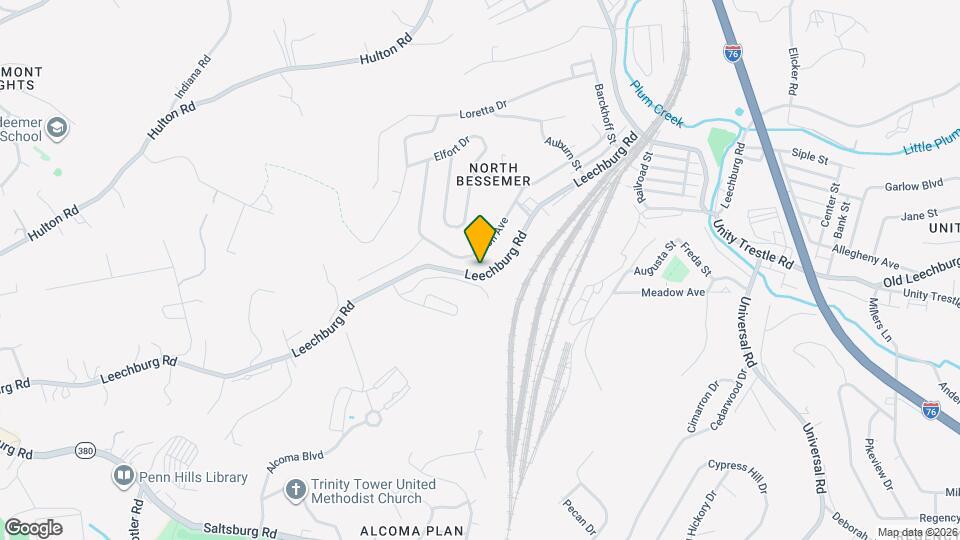 6707 Leechburg Rd Mapa y Detalles de la Ubicación