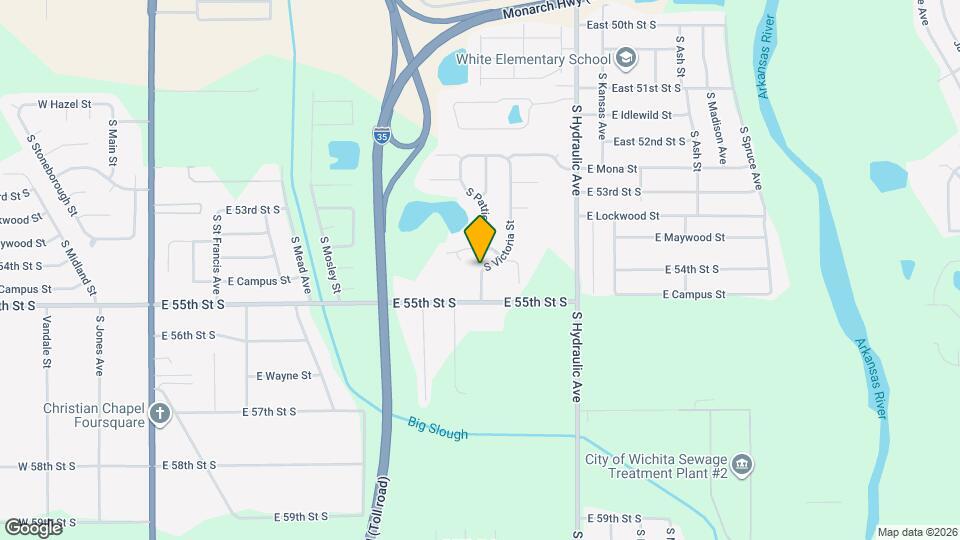 5513 S Victoria St Map and Location Details