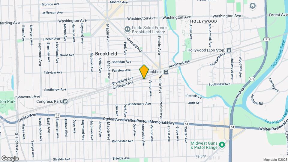 8941 W Burlington Ave Map and Location Details