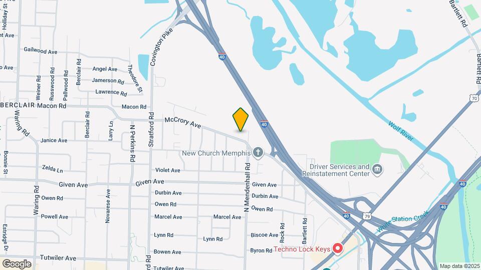 4874 McCrory Ave Map and Location Details