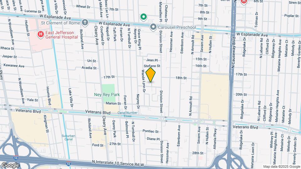 3735 Olney St Map and Location Details