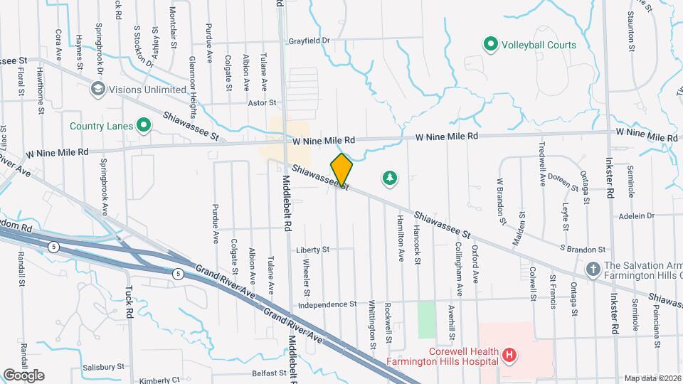 29151 Shiawassee Rd Mapa y Detalles de la Ubicación