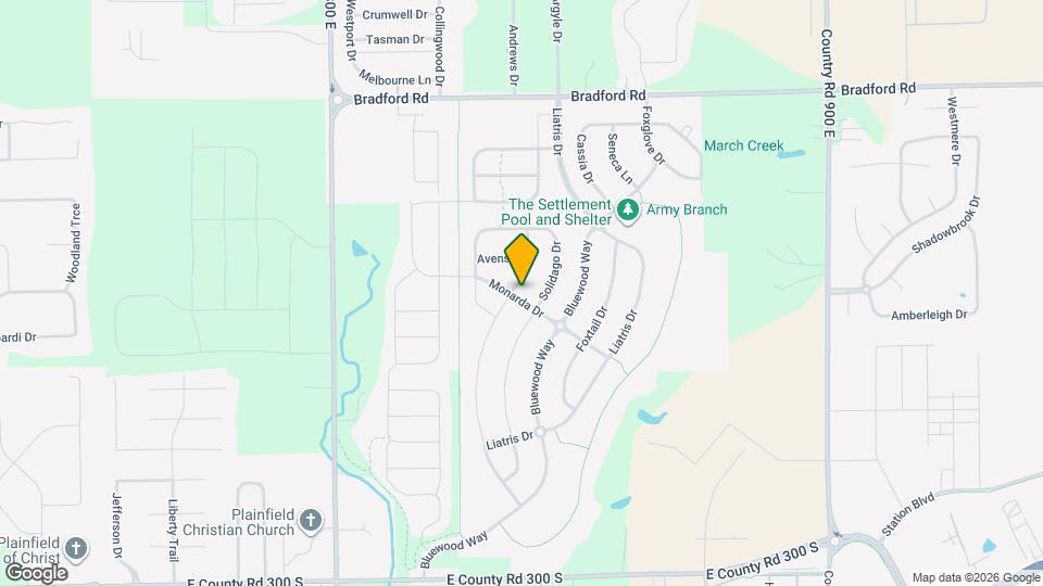 2407 Twinleaf Drive Map and Location Details