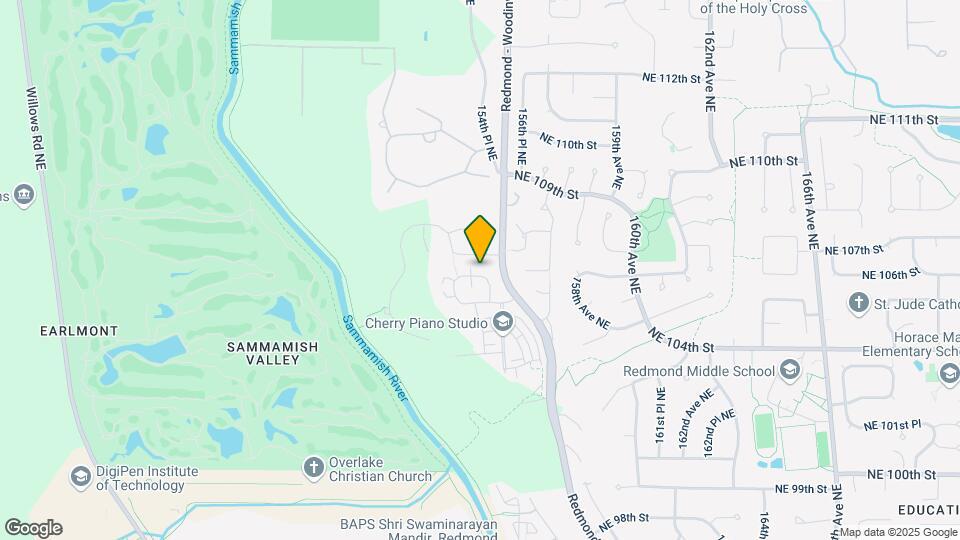 15538 NE 106th Way Map and Location Details