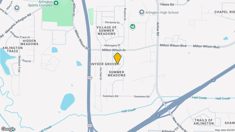 5205 Summer Wind Ln Map and Location Details