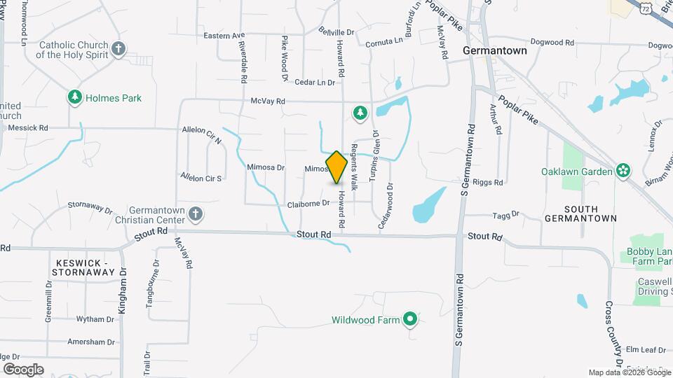 2533 Howard Rd Map and Location Details