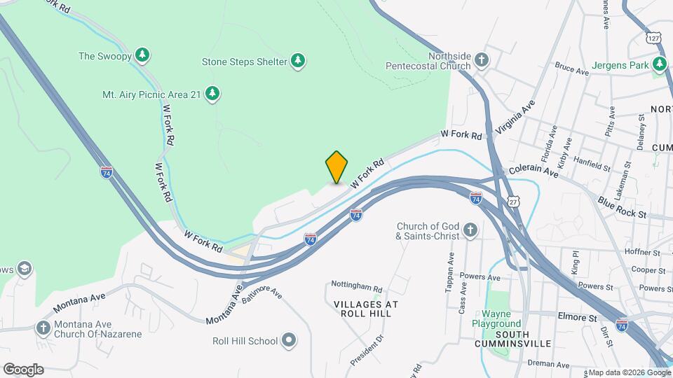 1804 W Fork Rd Map and Location Details