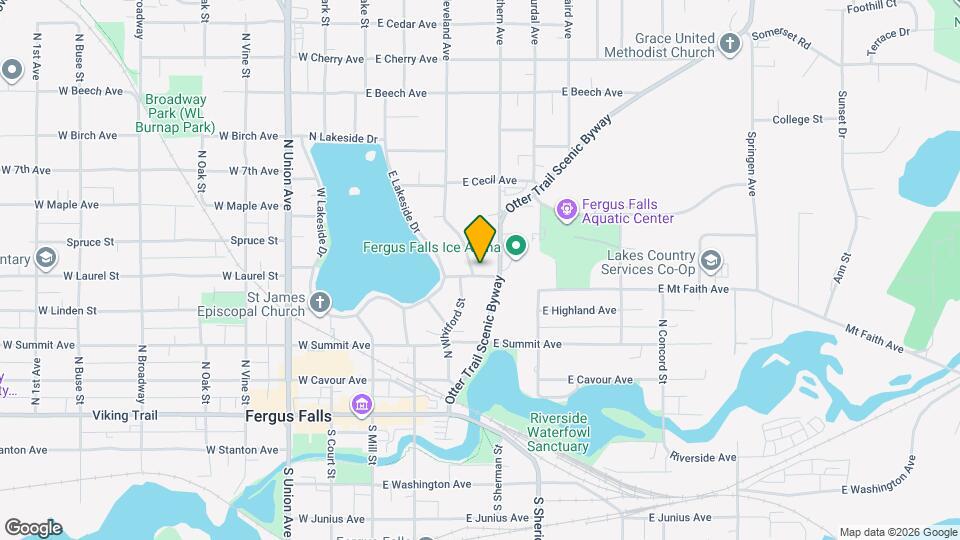 404 N Cleveland Ave Mapa y Detalles de la Ubicación