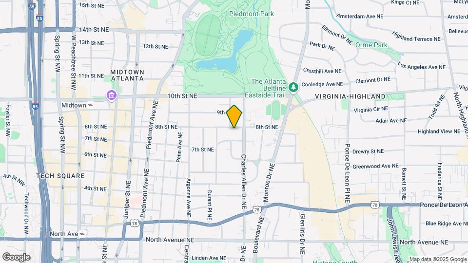 407 8th St NE Map and Location Details