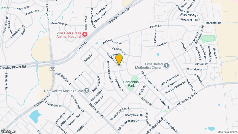 1249 Wysteria Ln Map and Location Details