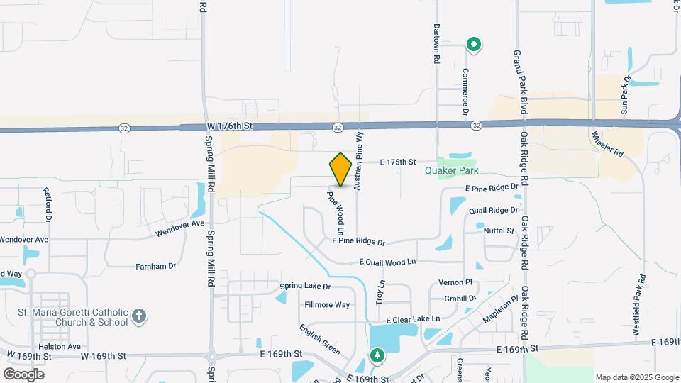 109 E Flat Rock Dr Map and Location Details
