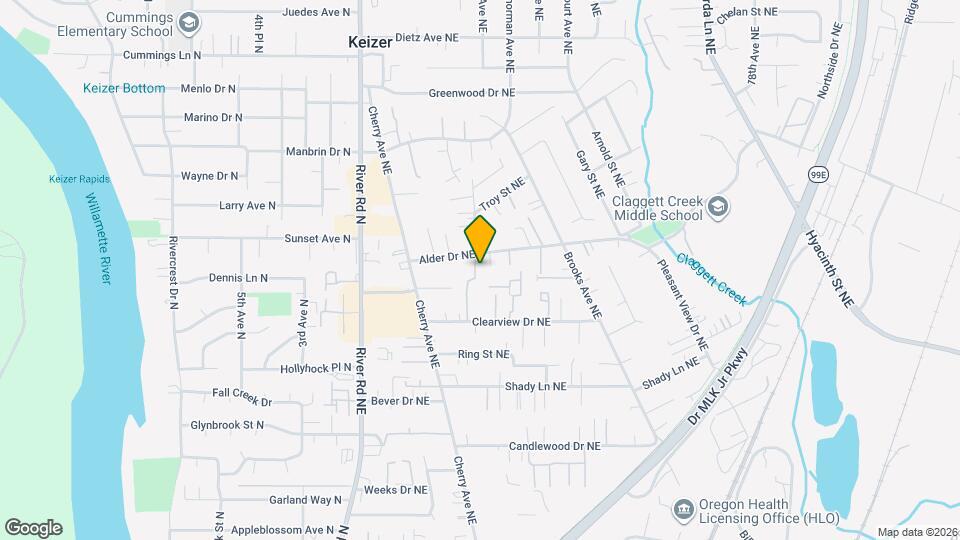 3980 Partridge Ln NE Map and Location Details