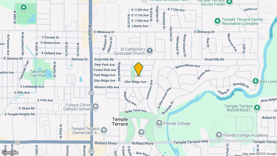 405 Park Ridge Ave Map and Location Details