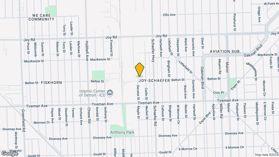 8210 Decatur St Map and Location Details