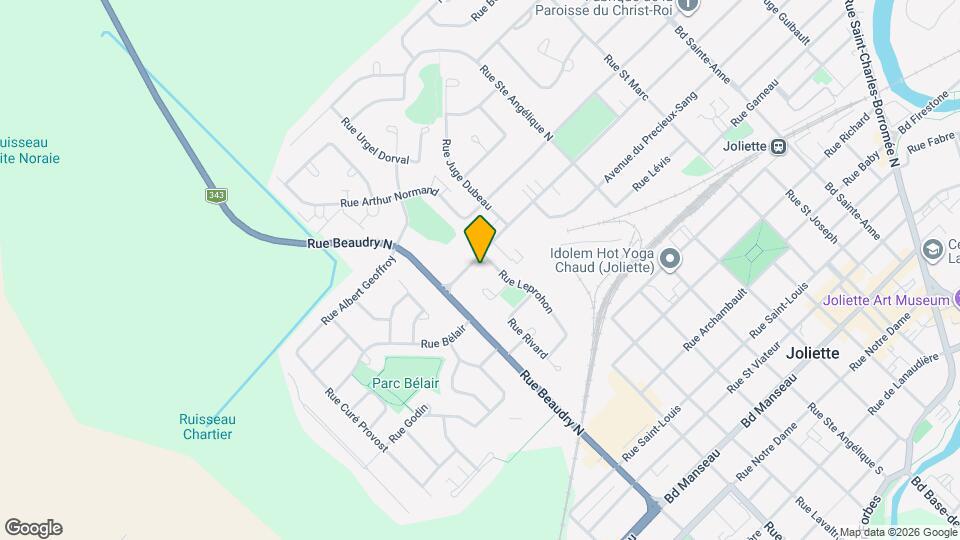 953 Papineau Rue Map and Location Details