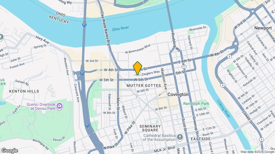 211 Covington Ave Map and Location Details