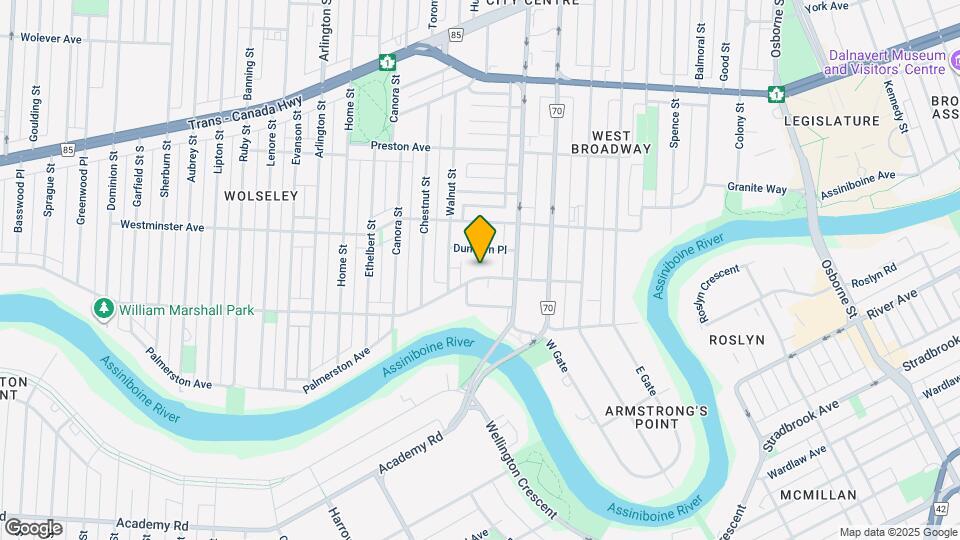 753 Wolseley Avenue Apartments Map and Location Details