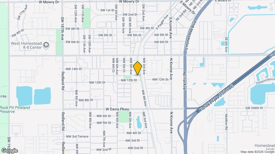 417 NW 13 Ct Map and Location Details