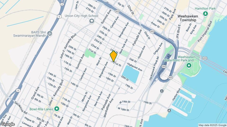 2025 New York Ave Map and Location Details