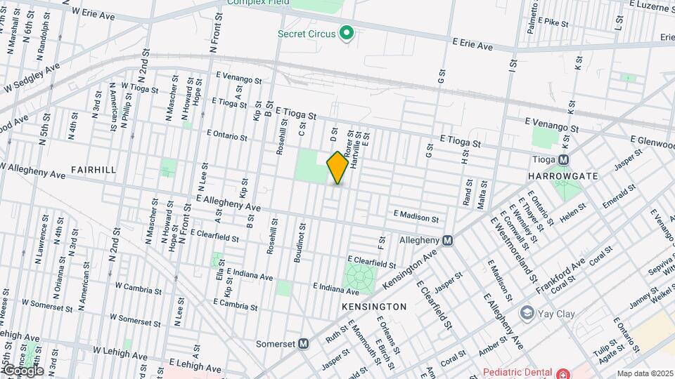 520 E Westmoreland St Map and Location Details