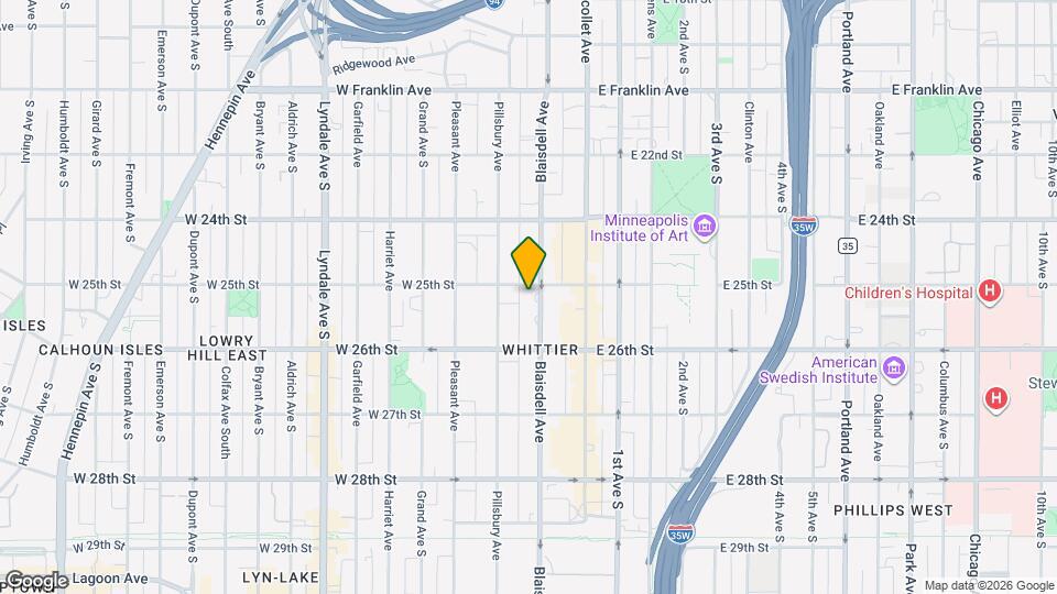 2500 Blaisdell Ave Mapa y Detalles de la Ubicación