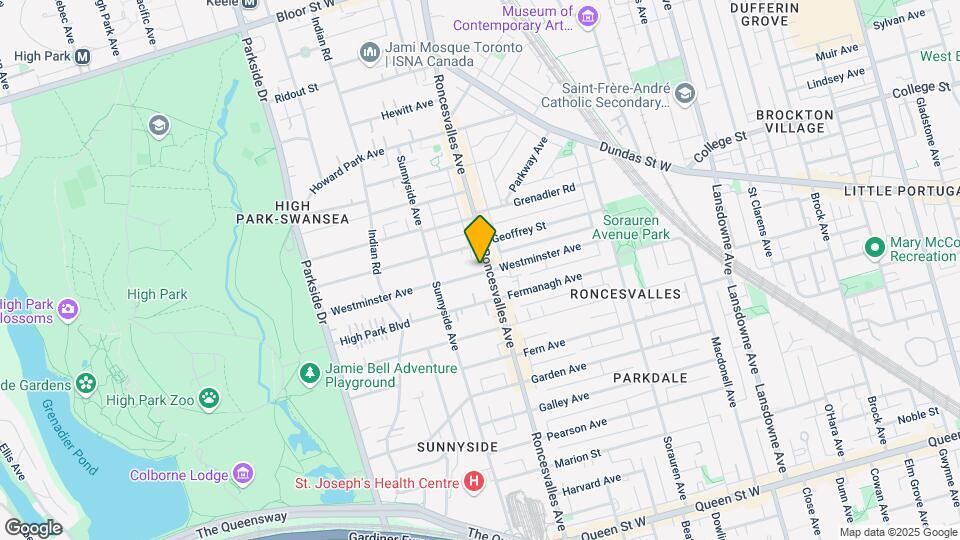 270 Roncesvalles Ave Map and Location Details