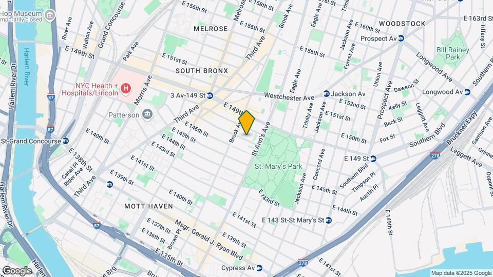527 E 147th St Map and Location Details