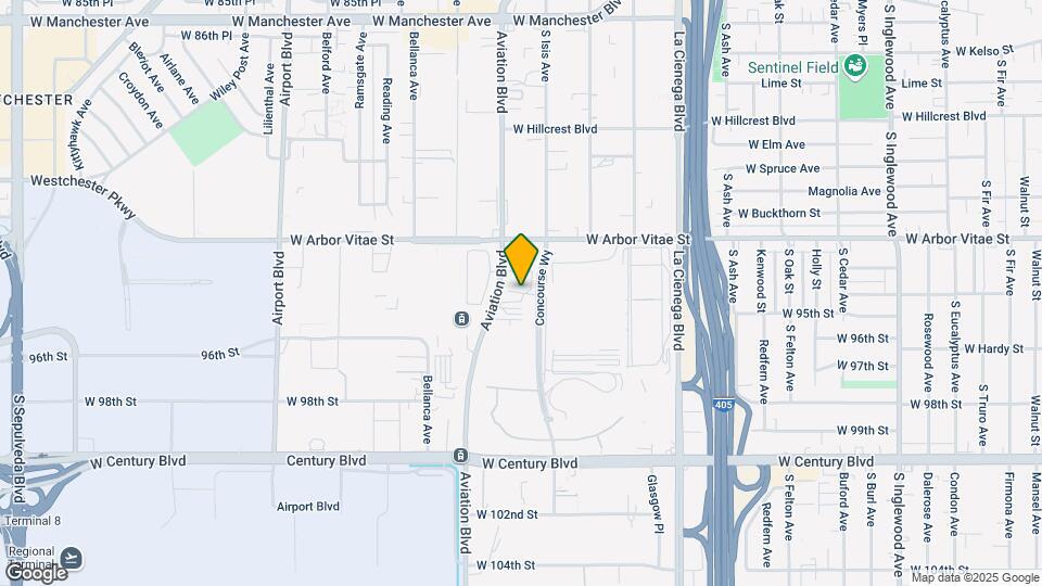 9323-9329 Isis Ave Map and Location Details