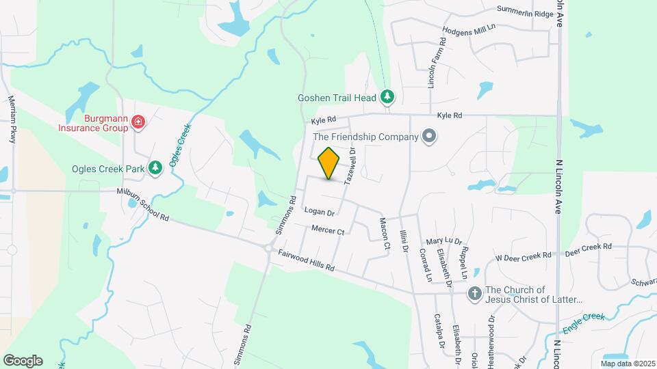 335 Moultrie Ln Map and Location Details