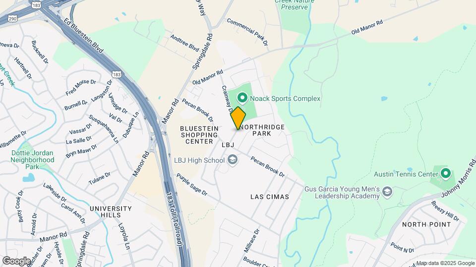 7511 Lazy Creek Dr Map and Location Details