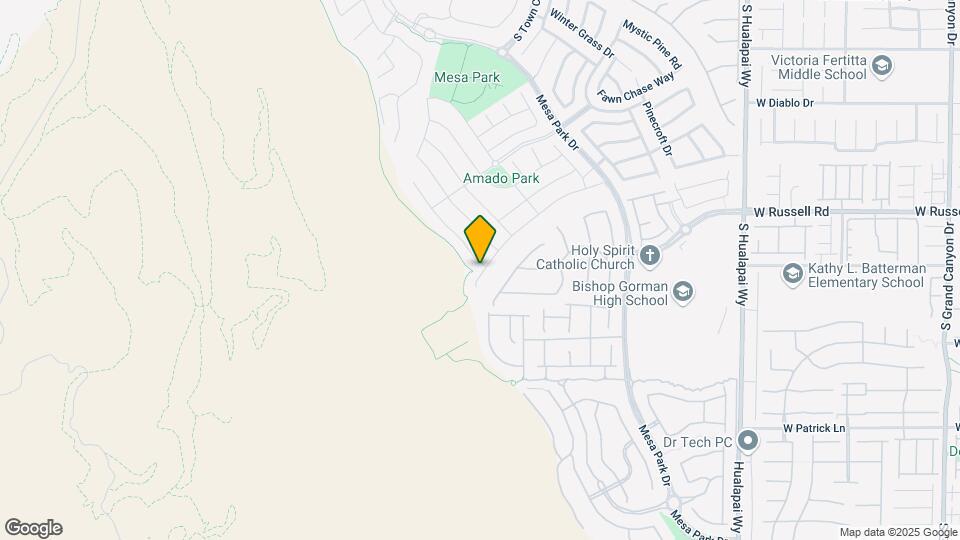5793 Mesa Mountain Dr Map and Location Details