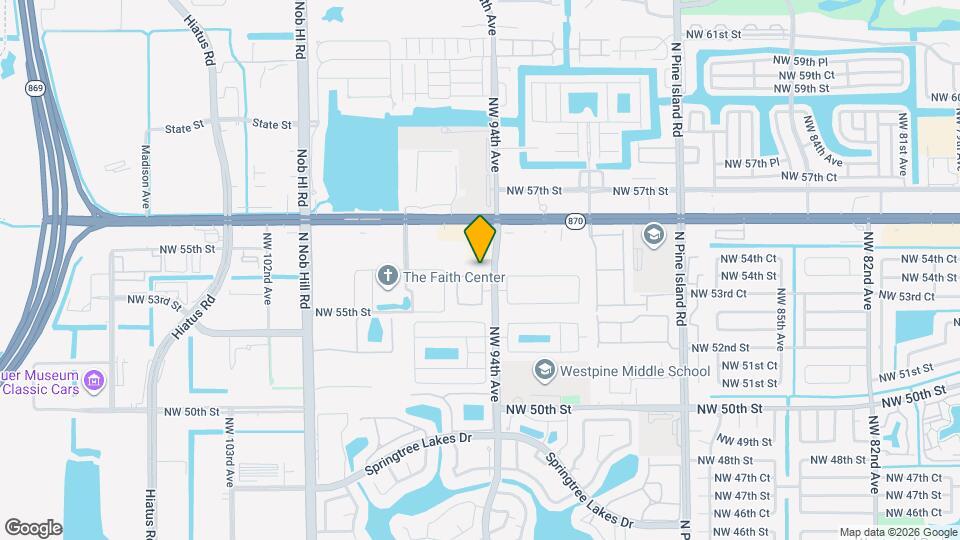 9411 NW 55th St Map and Location Details
