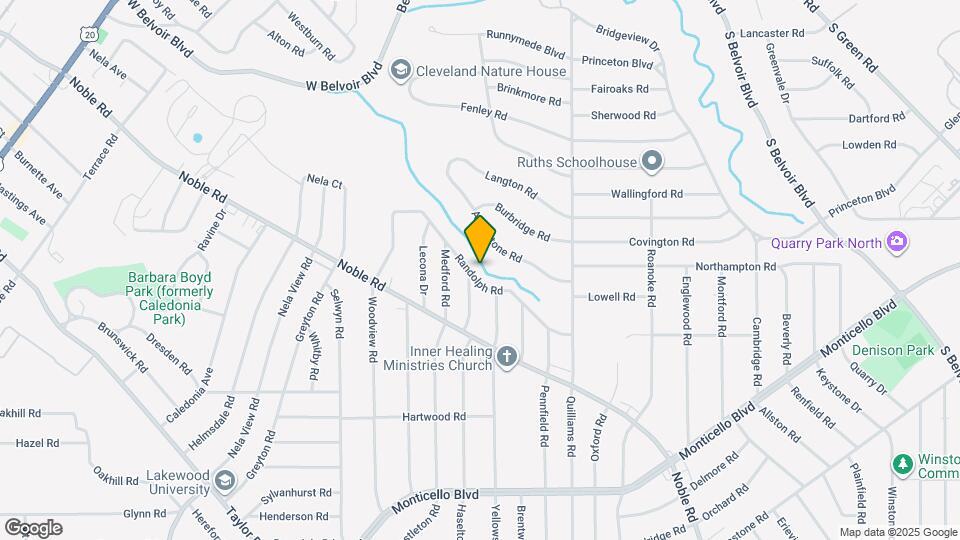 3605 Randolph Rd Map and Location Details