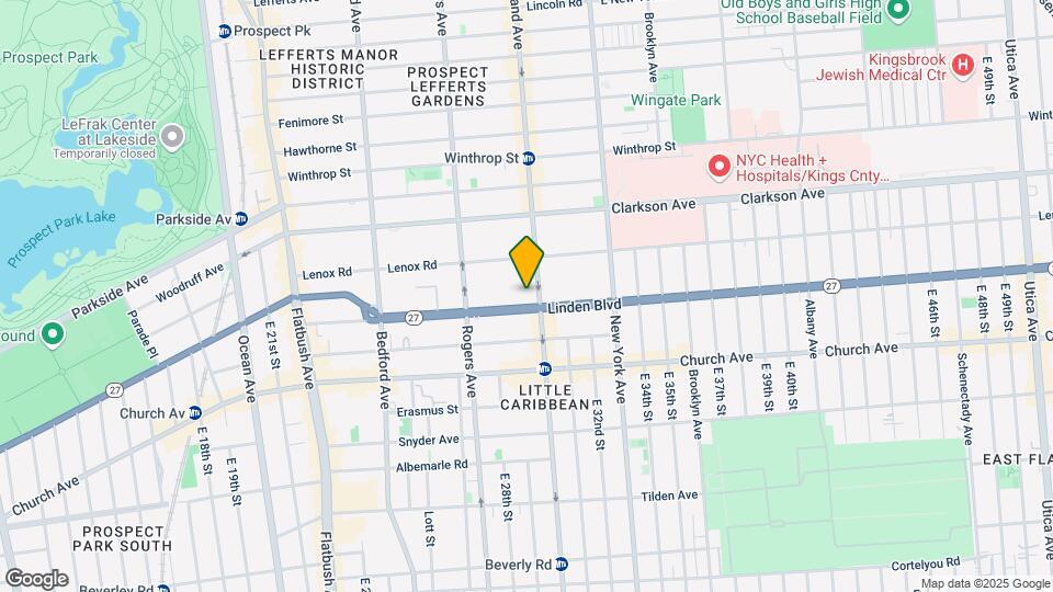 233 Linden Blvd Map and Location Details