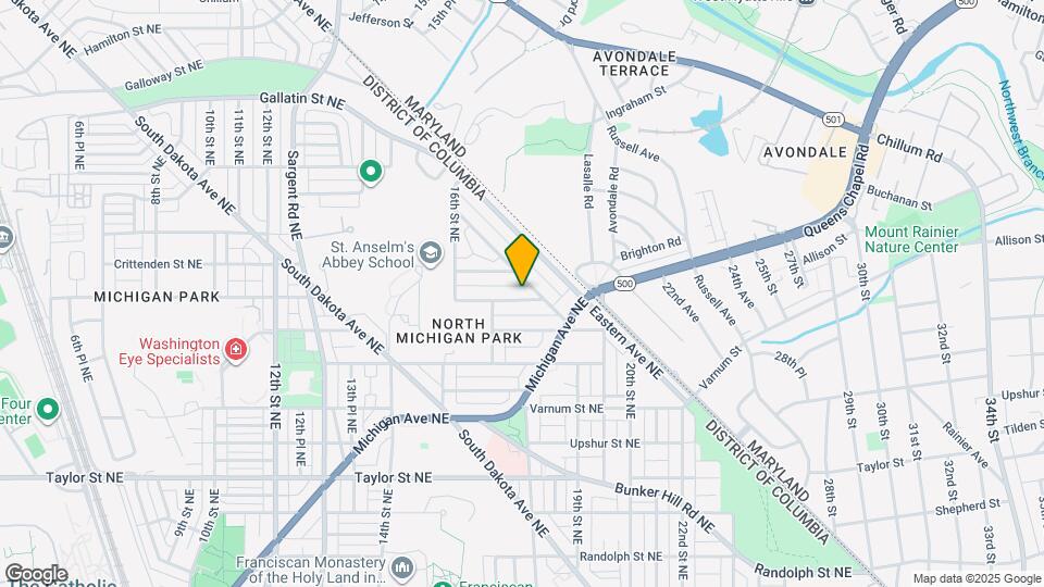 1732 Buchanan St NE Map and Location Details