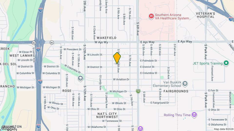 4124 S 9th Ave Map and Location Details