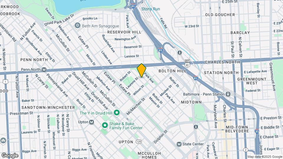 1721 Bolton St Map and Location Details