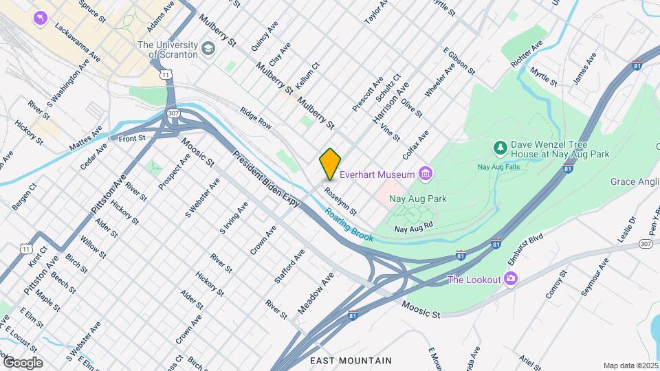 216 Harrison Ave-Unit -2nd floor Map and Location Details