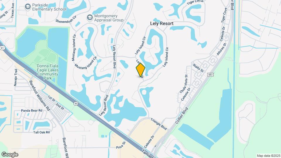 8838 Lely Island Cir Map and Location Details