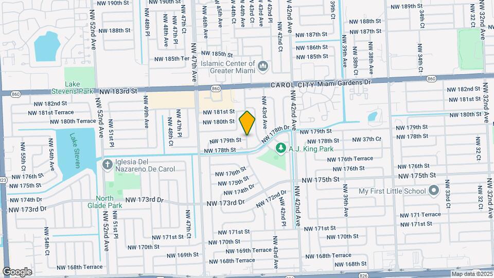 44XX NW 179th St Map and Location Details