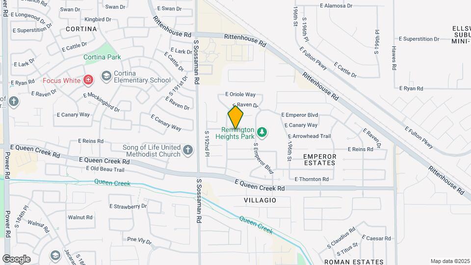 19335 E Canary Way Map and Location Details